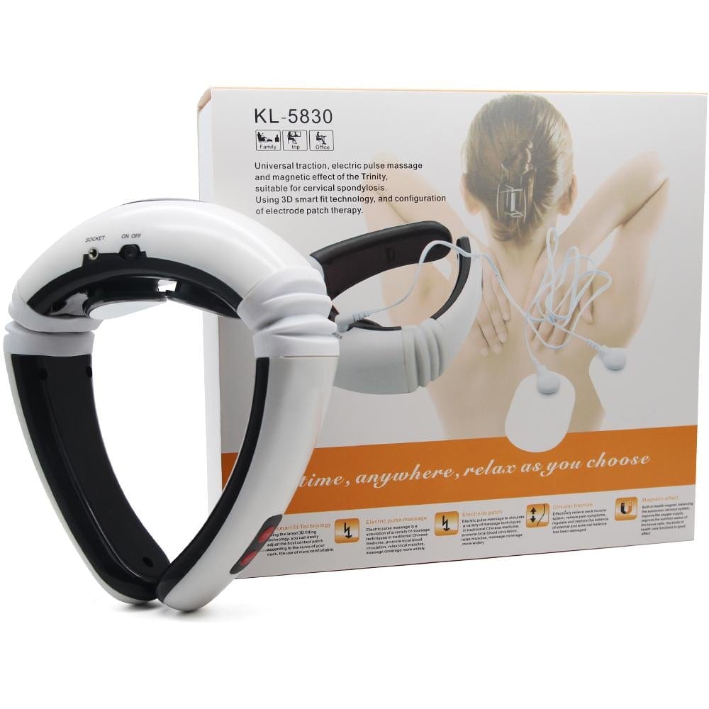 Electric Cervical Pulse Neck Massager Muscle Relax Massage Magnetic Therapy  US